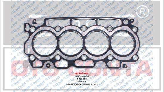OTOCONTA 41707006 Silindir Kapak Conta 4 Delik 1.40mm Partner Berlingo P206 P307 P308 C2 C3 Fiesta Focus 1.6 16v (Dv6ated4-Dv6b)  ####